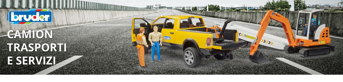BRUDER CAMION TRASPORTI E SERVIZI