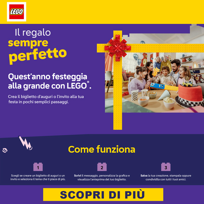 Festeggia con LEGO