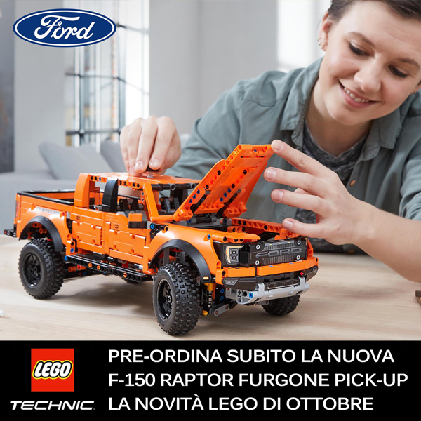 Preordina la Ford F-150 Raptor Furgone Pick-up LEGO TECHNIC