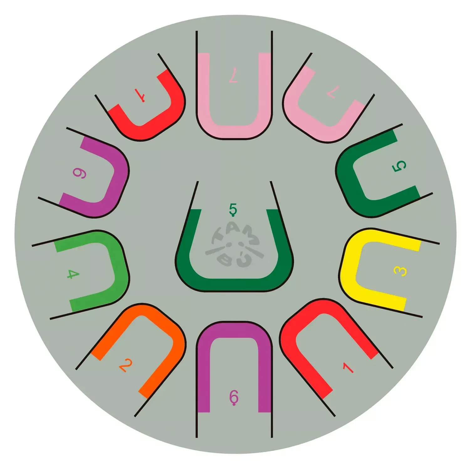 JUEGACONMIGO TAMBU 10'' - EARTH HARMONY