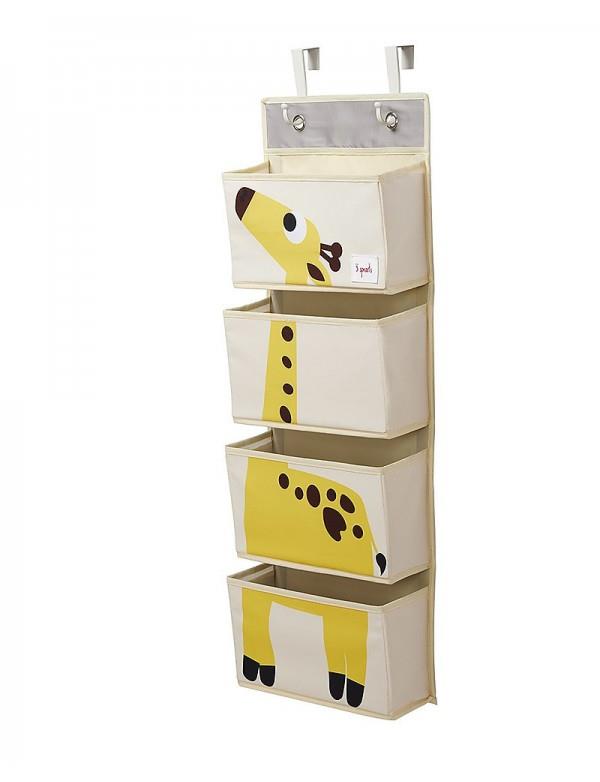 3 SPROUTS ORGANIZER GIRAFFA DA MURO/PORTA CON GANCI