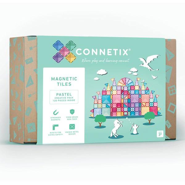 CONNETIX PANNELLI MAGNETICI PASTEL PACK 120 PZ