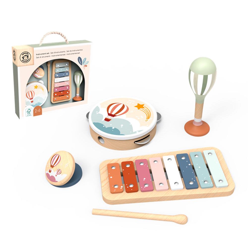 SPEEDY MONKEY SET MUSICALE MEDIO - 4 PZ. SPD5015