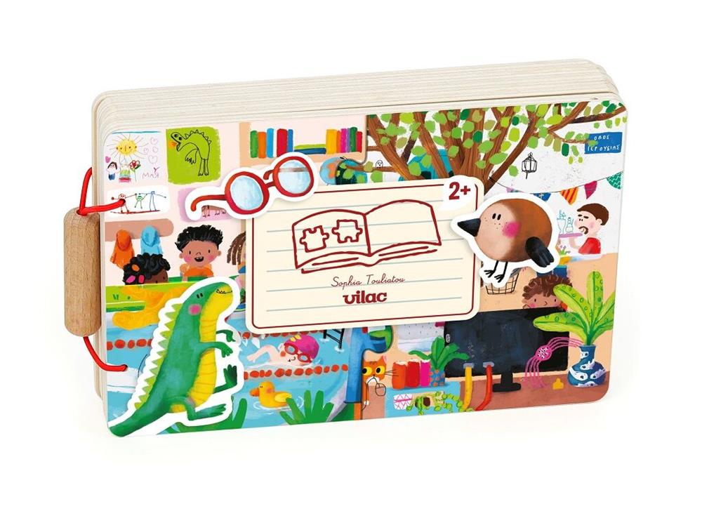 VILAC LIBRO PUZZLE IN LEGNO - ATTIVITÀ 7910