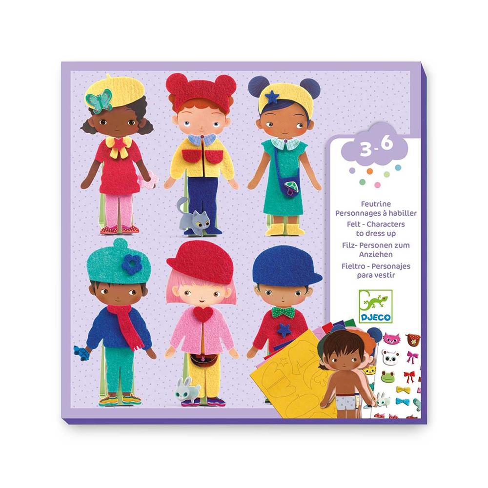DJECO SOFT DRESS-UP - COLLAGE DI FELTRO DJ00086