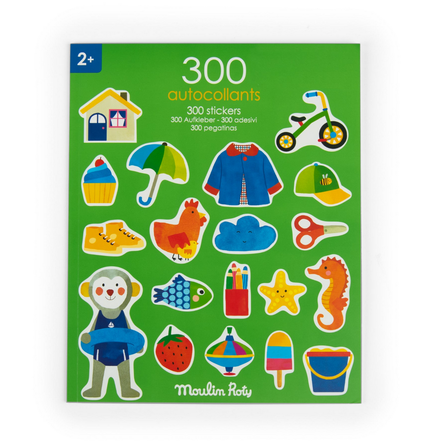 MOULIN ROTY ALBUM 300 ADESIVI - LES POPIPOP 661617