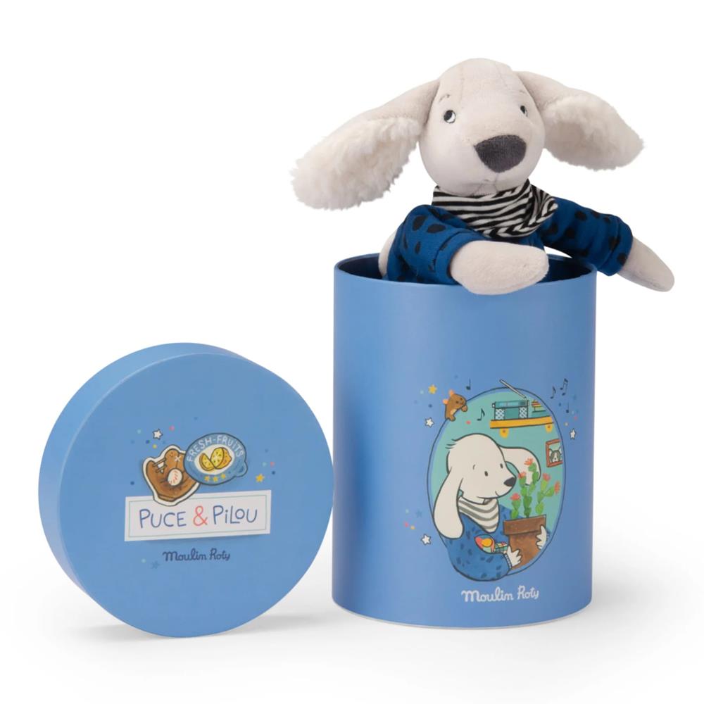 MOULIN ROTY PUPAZZO IN SCATOLA REGALO - CANE PILOU 684009