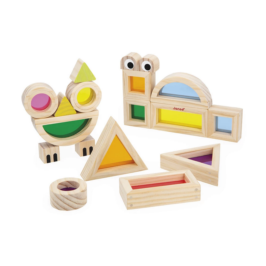 JANOD GIOCO SENSORIALE - BLOCCHI TRASLUCIDI J06306