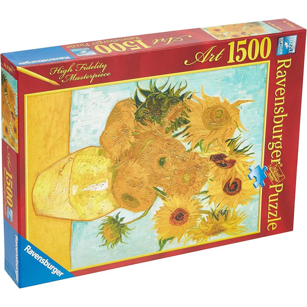 RAVENSBURGER PUZZLE VAN GOGH: VASO CON GIRASOLI 1500 PZ 00078