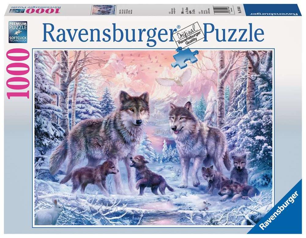 RAVENSBURGER PUZZLE LUPI ARTICI 1000 PZ 00647