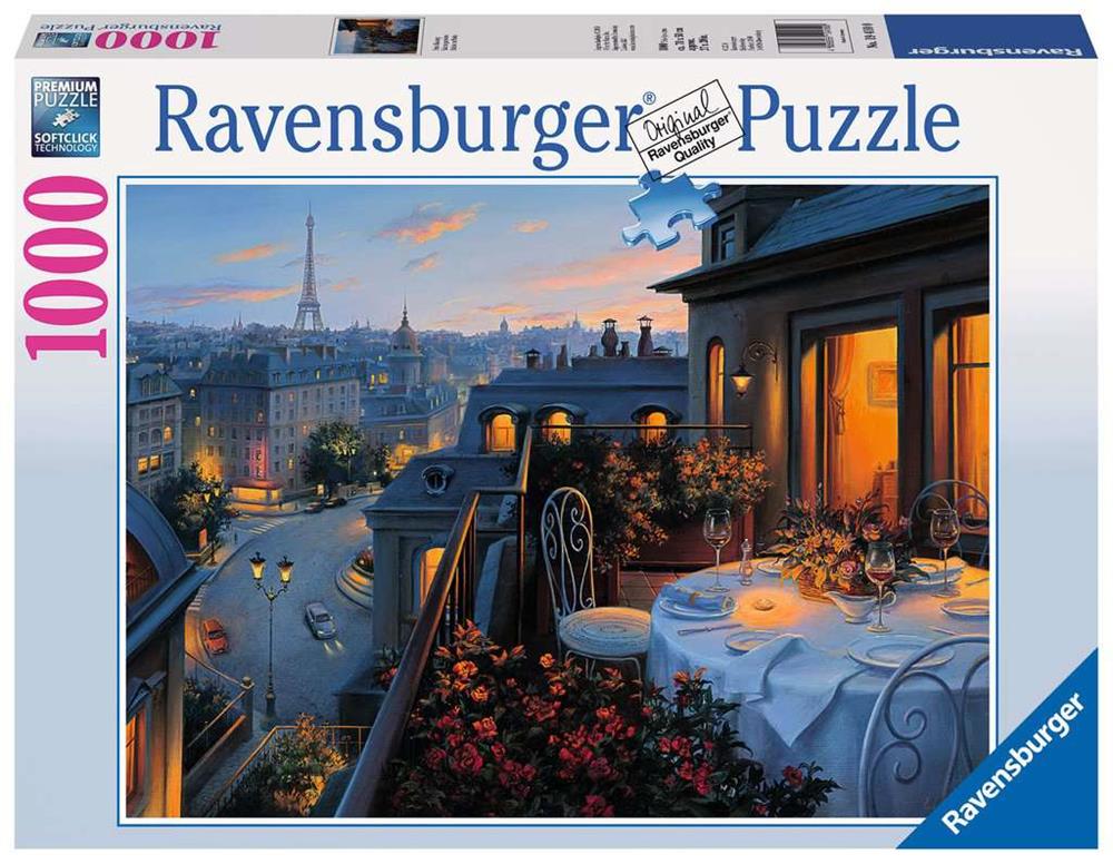 RAVENSBURGER PUZZLE BALCONE A PARIGI 1000 PZ 00656