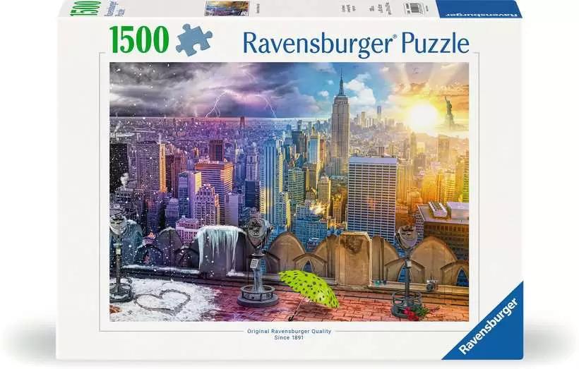 RAVENSBURGER PUZZLE LE STAGIONI DI NEW YORK 1500 PZ 00698
