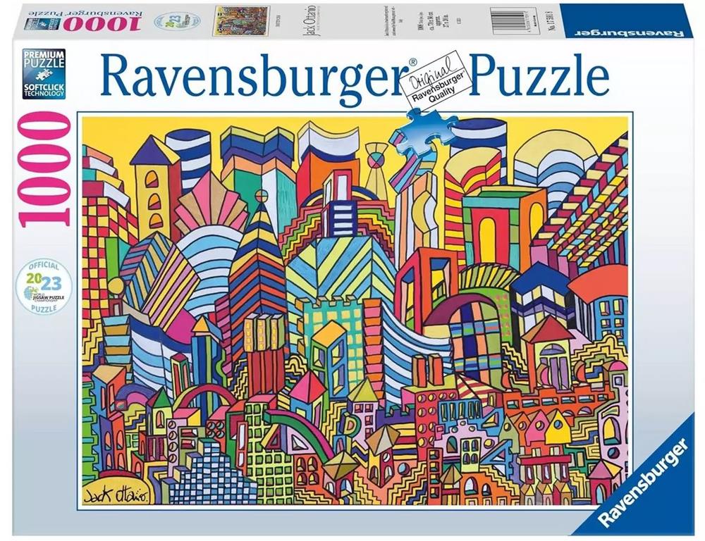 RAVENSBURGER PUZZLE BOSTON 2189 BY JACK OTTANIO 1000 PZ 00837