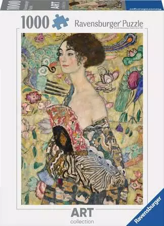 RAVENSBURGER PUZZLE KLIMT: DAMA COL VENTAGLIO 1000 01132