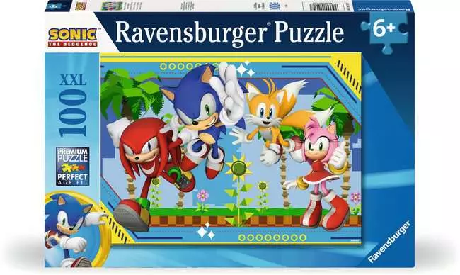RAVENSBURGER PUZZLE SONIC XXL 100 PZ 01134