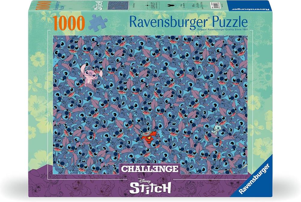 RAVENSBURGER PUZZLE DISNEY STITCH CHALLENGE 1000 PZ 01265