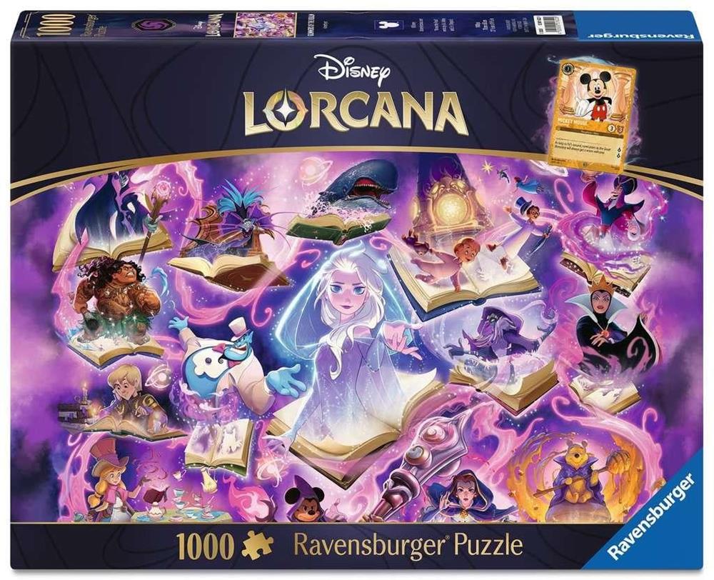 RAVENSBURGER DISNEY LORCANA PUZZLE GLIMMERS OF THE REALM: AMETHYST 1000 PZ 01622