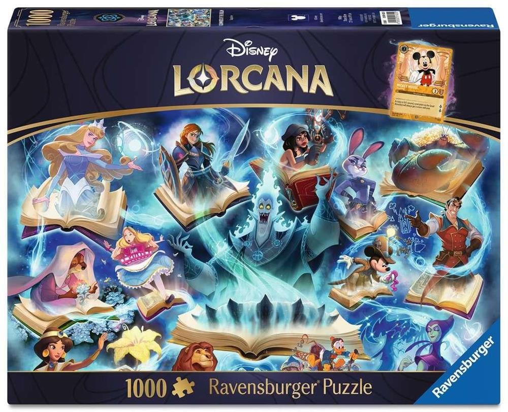 RAVENSBURGER PUZZLE DISNEY LORCANA GLIMMERS OF THE REALM: SAPPHIRE 1000 PZ 01625