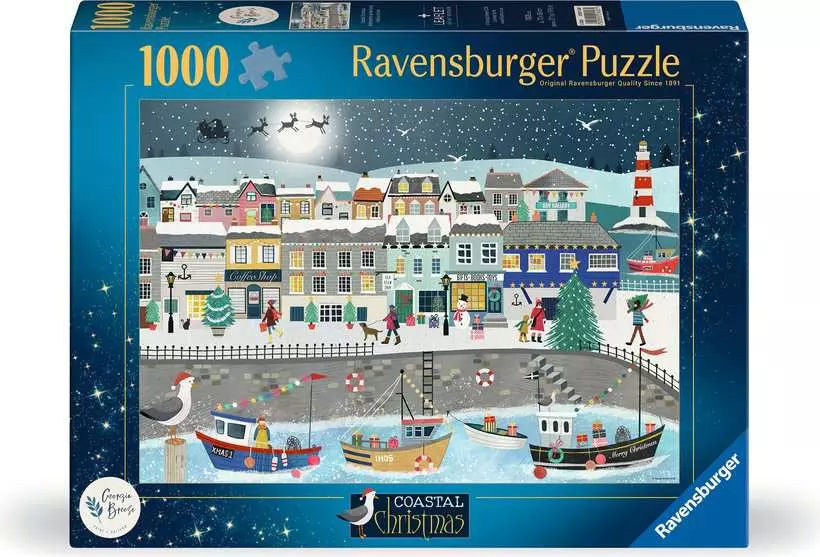 RAVENSBURGER PUZZLE NATALE SULLA COSTA 1000 PZ 01628