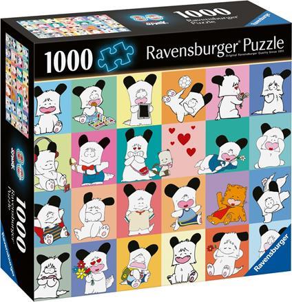 RAVENSBURGER PUZZLE HELLO SPANK - 80S MANIA 1000 PZ 01655