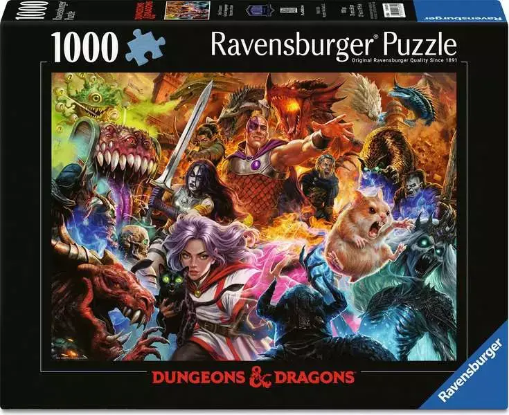 RAVENSBURGER PUZZLE D&D INCONTRI CRITICI 1000 PZ 01672