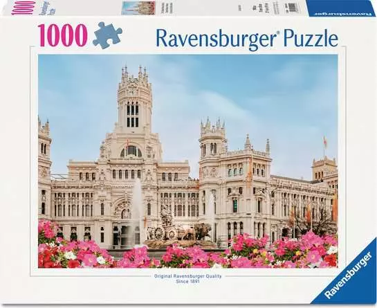 RAVENSBURGER PUZZLE PLAZA DE CIBELES, MADRID 1000 PZ 01914