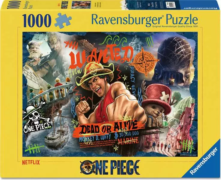 RAVENSBURGER PUZZLE ONE PIECE ADVENTURE AWAITS 1000 PZ 02223