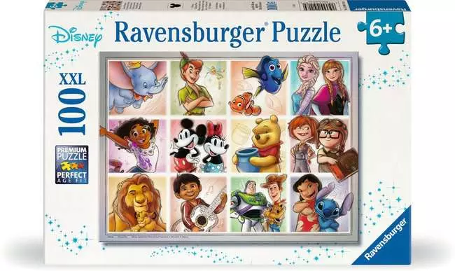 RAVENSBURGER PUZZLE DISNEY MULTICHARACTER XXL 100 PZ 04118