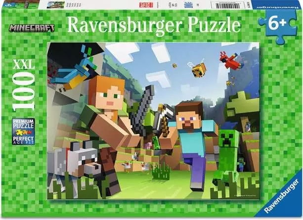 RAVENSBURGER PUZZLE MINECRAFT XXL 100 PZ 04176