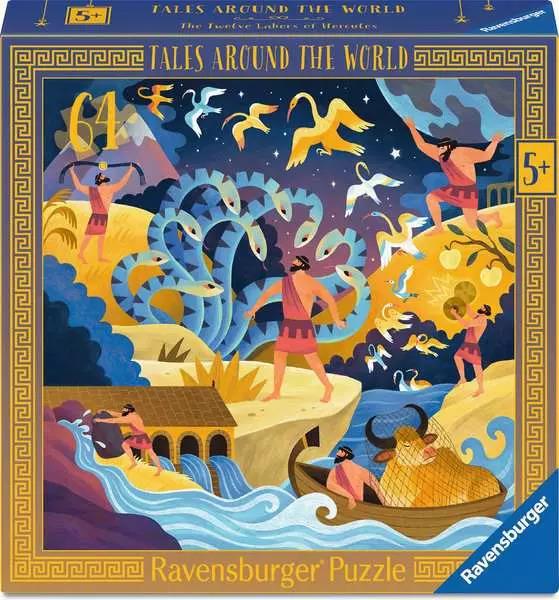 RAVENSBURGER PUZZLE LE 12 FATICHE DI HERCULES 64 PZ 04209