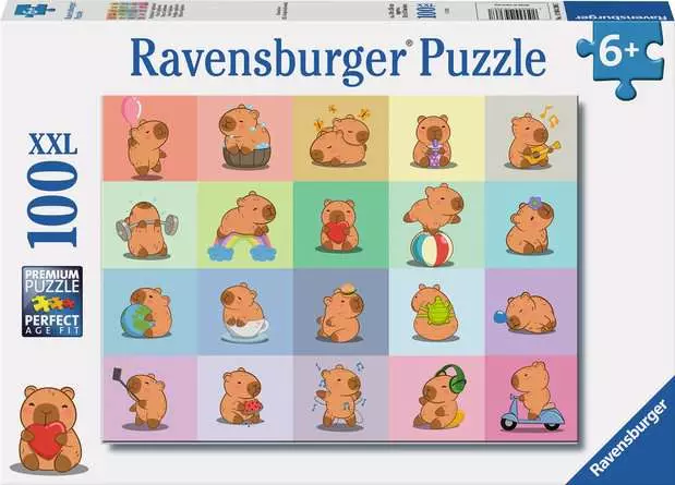 RAVENSBURGER PUZZLE CAPIBARA XXL 100 PZ 04386