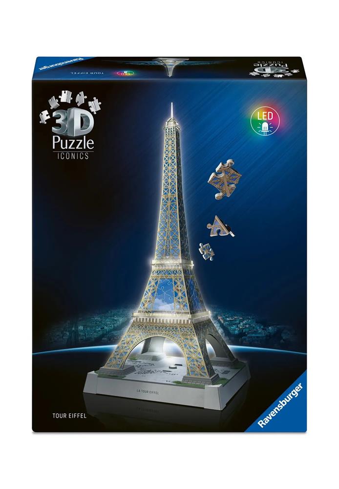 RAVENSBURGER PUZZLE 3D ICONICS LA TOUR EIFFEL 216 PZ 08024
