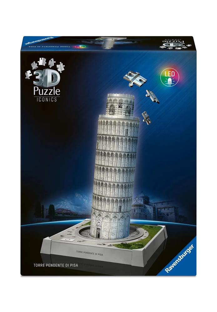 RAVENSBURGER PUZZLE 3D ICONICS TORRE DI PISA 216 PZ 08028