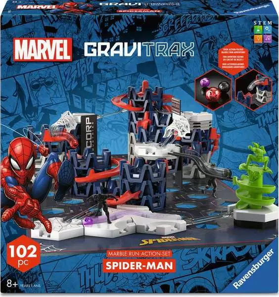 RAVENSBURGER GRAVITRAX ACTION SET SPIDERMAN M 20017