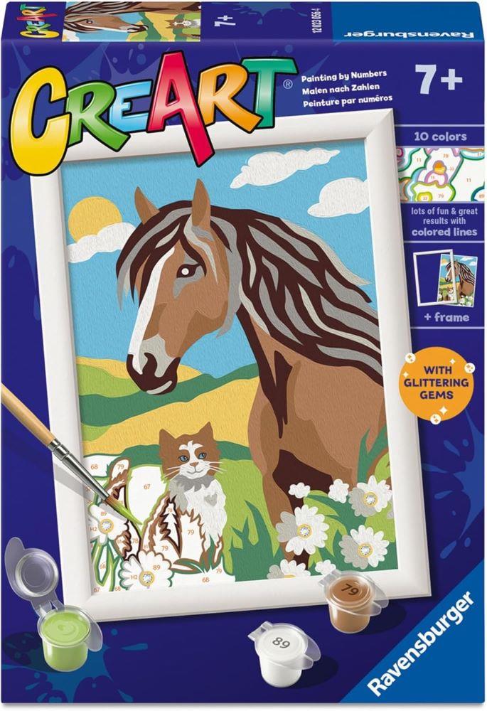 RAVENSBURGER CREART SERIE AMICI NEL PRATO 23056