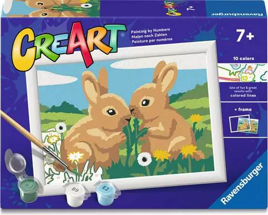 RAVENSBURGER CREART SERIE E - CONIGLI AFFETTUOSI 23248