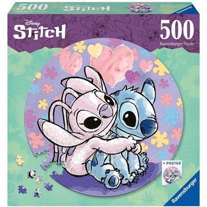 RAVENSBURGER PUZZLE ROTONDO STITCH 500 PZ 17581