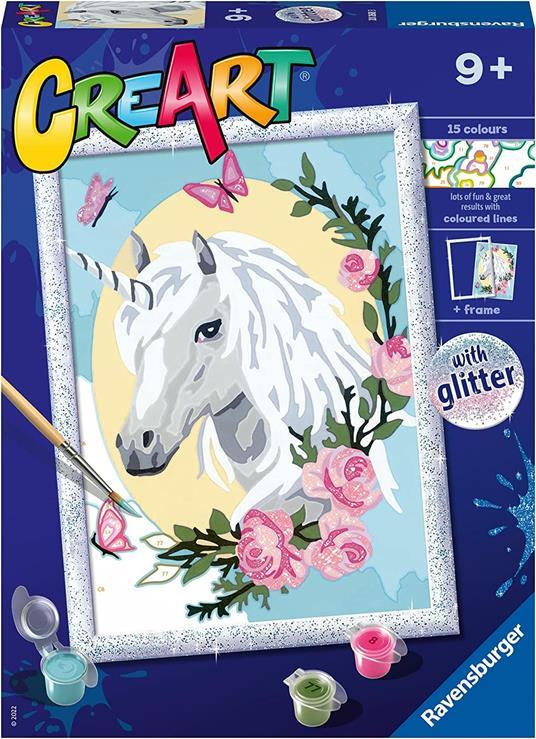 RAVENSBURGER CREART SERIE D - RITRATTO DI UNICORNO 20268