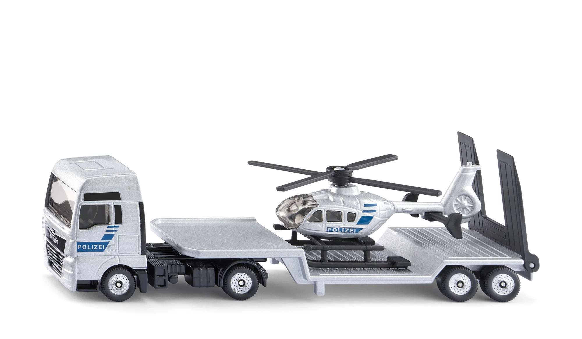 SIKU CAMION MAN CON ELICOTTERO DELLA POLIZIA 1759