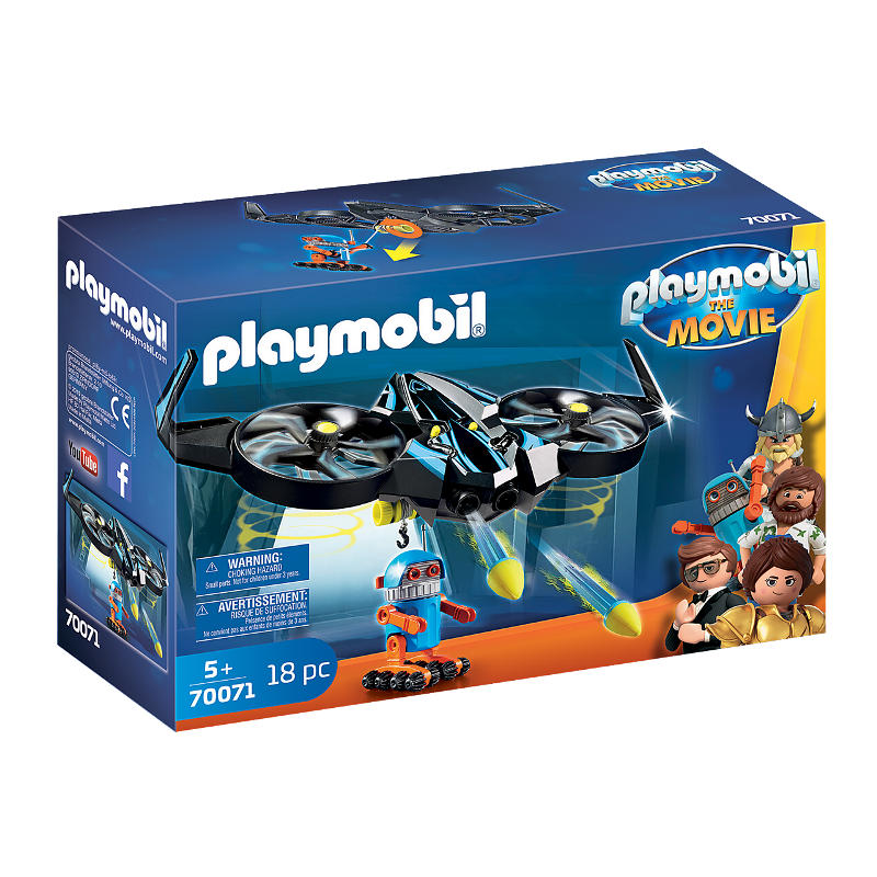 PLAYMOBIL: THE MOVIE ROBOTITRON CON DRONE 70071