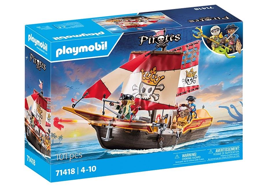 PLAYMOBIL PIRATES NAVE PIRATA 7141