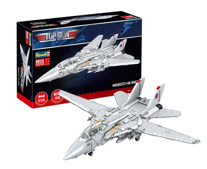 REVELL MAVERICK'S F-14A TOMCAT ''TOP GUN'' - BRICK SYSTEM 00963