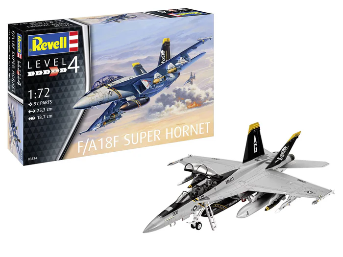 REVELL SUPER HORNAT F-A-18F 03834