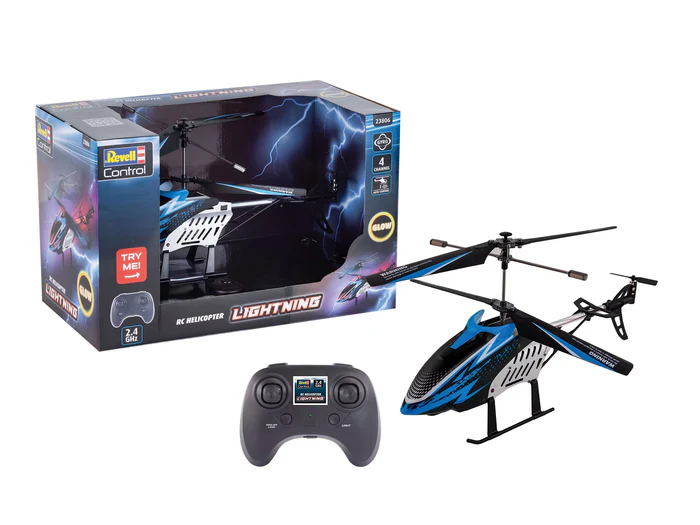 REVELL RC HELICOPTER ''LIGHTNING'' BLUE 23806