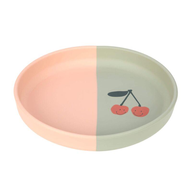 LÄSSIG LA PLATE SILICONE HAPPY FRUITS CHERRY