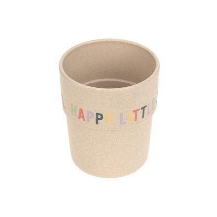 LÄSSIG MUG PP/CELLULOSE HAPPY FRUITS CHERRY