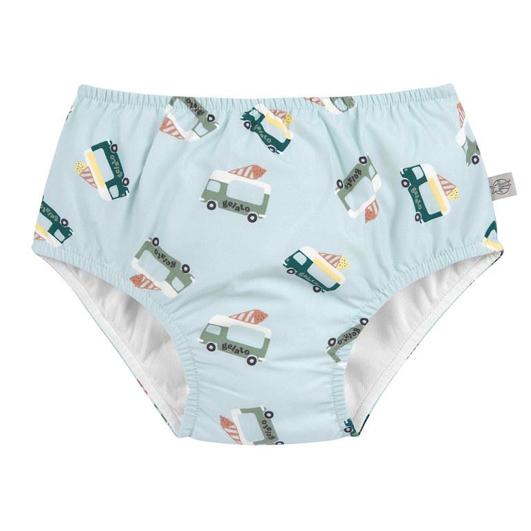 LÄSSIG SWIM COSTUME CONTENITIVO ICE CREAM TRUCK ILLUSION BLUE M/M 12+ MESI