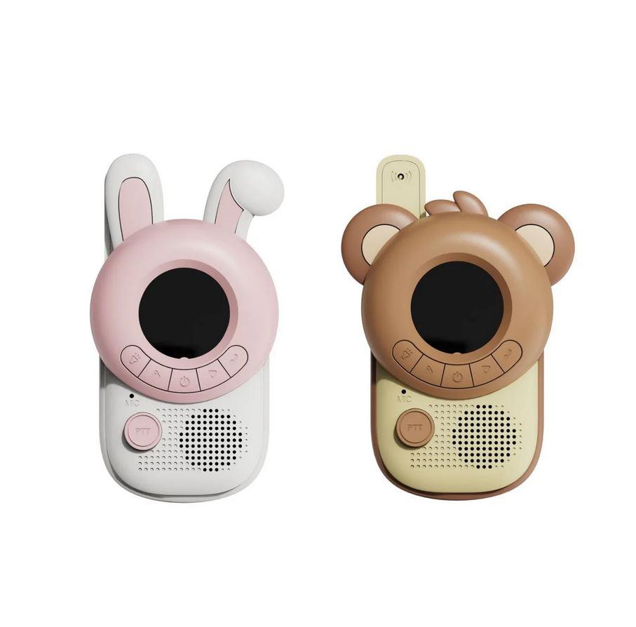 THE ZOOFAMILY ZOO WALKIE TALKIE RABBIT + BEAR