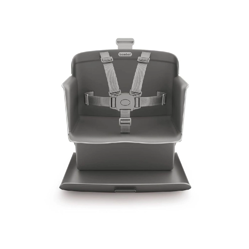 BOMBOL SEGGIOLINO RIALZATO PIEGHEVOLE RU BOOSTER STORMY GREY BOSERSRUBSG