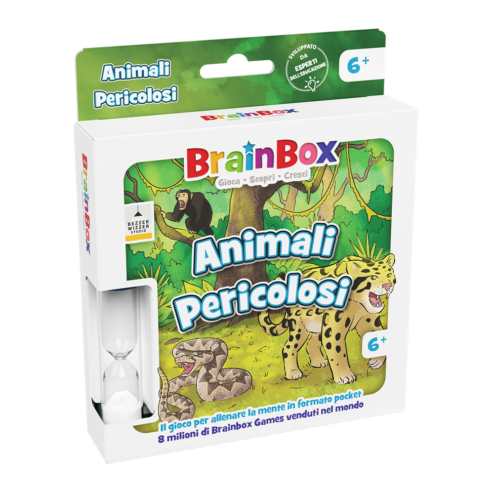 ASMODEE BRAINBOX POCKET - ANIMALI PERICOLOSI 6812